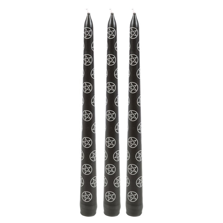 Set of 3 Witchy Taper Candles - Various choices