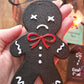 Spooky Decorations - Candy Canes and Gingerbread Man