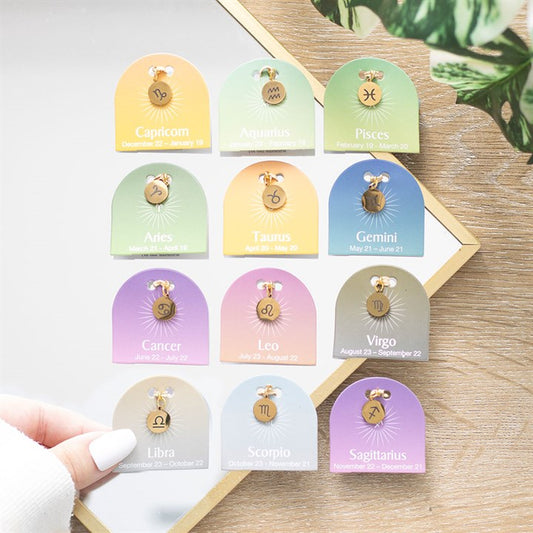 Gold Tone Zodiac Sign Charms
