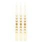 Set of 3 Witchy Taper Candles - Various choices