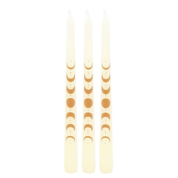 Set of 3 Witchy Taper Candles - Various choices