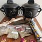 Cauldron and resin bundle