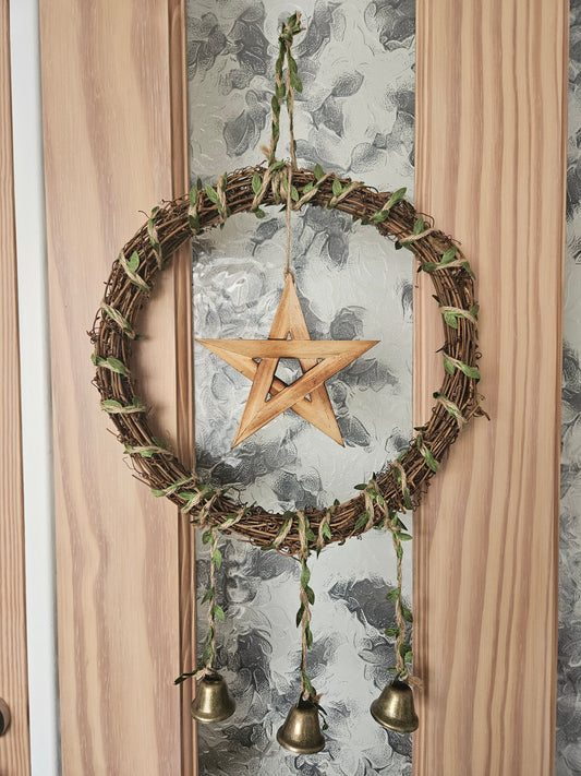 Pentagram Witch's Wreath