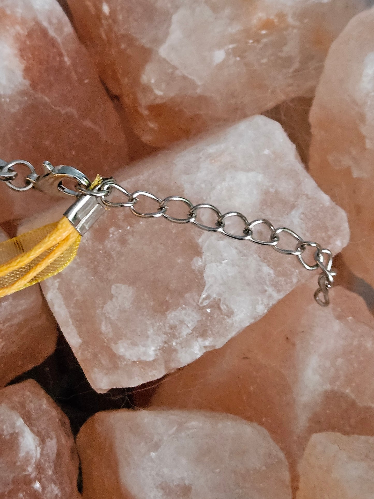 Rough Natural Citrine Pendant