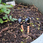 Set of 2 Witch Leg Plant Pot Ornaments