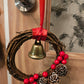 Small Winter Wreath Witch Bell