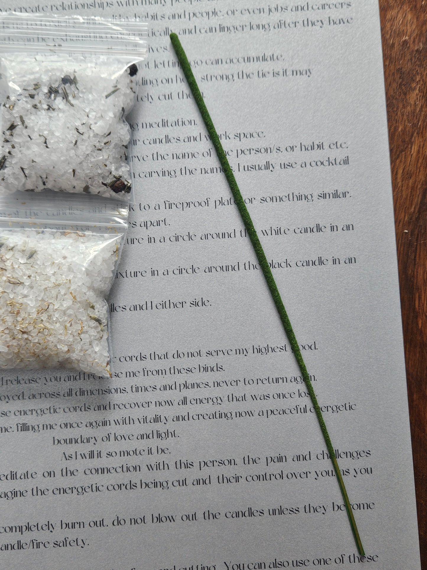 Cord Cutting Spell Kit