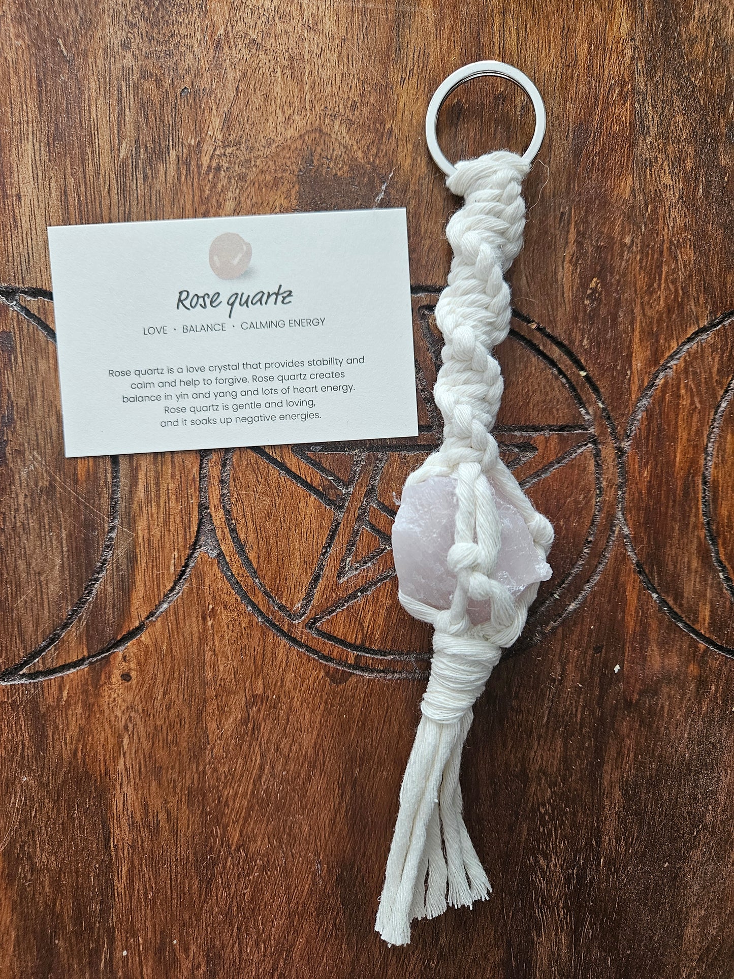 Crystal Macrame Crystal Hanger