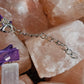 Rough White Selenite Pendant