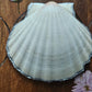 Large Scallop Shells with Decoupage Design - Rabbit or Floral Butterfly