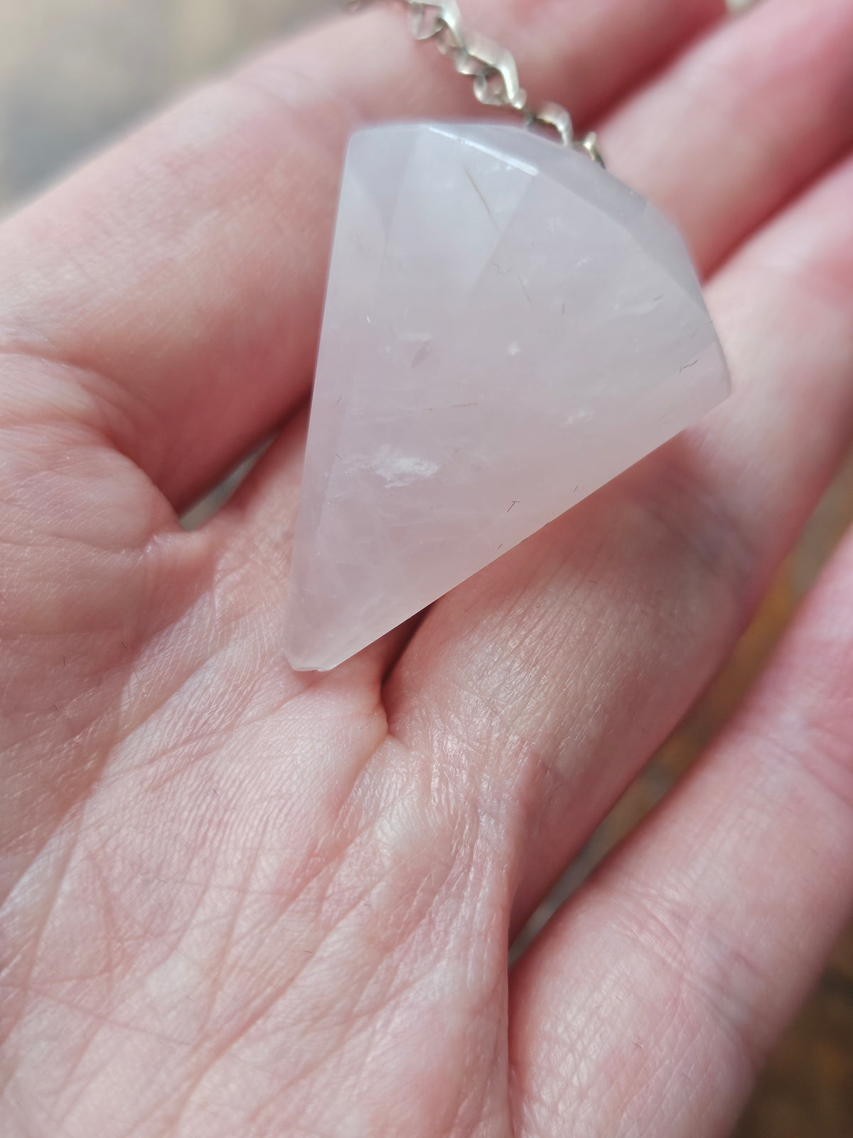 Rose Quartz Pendulum