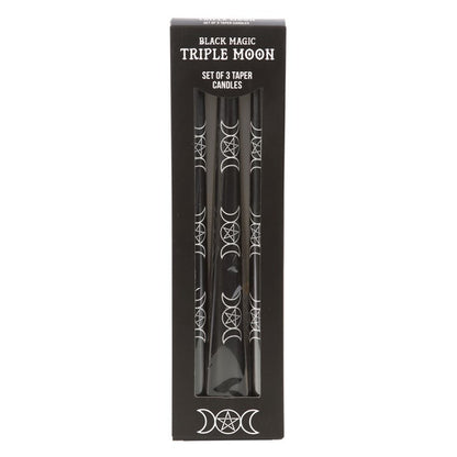 Set of 3 Witchy Taper Candles - Various choices