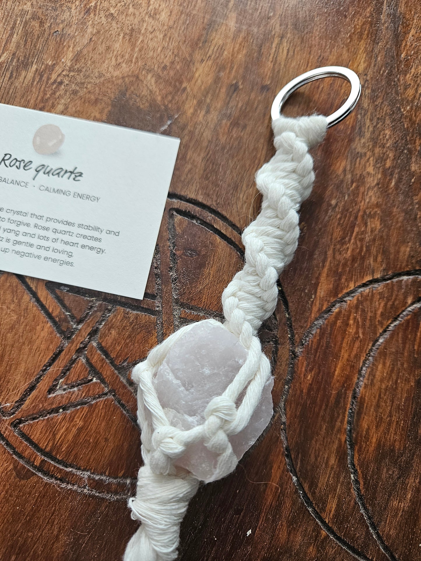 Crystal Macrame Crystal Hanger