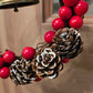 Small Winter Wreath Witch Bell