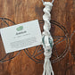 Crystal Macrame Crystal Hanger