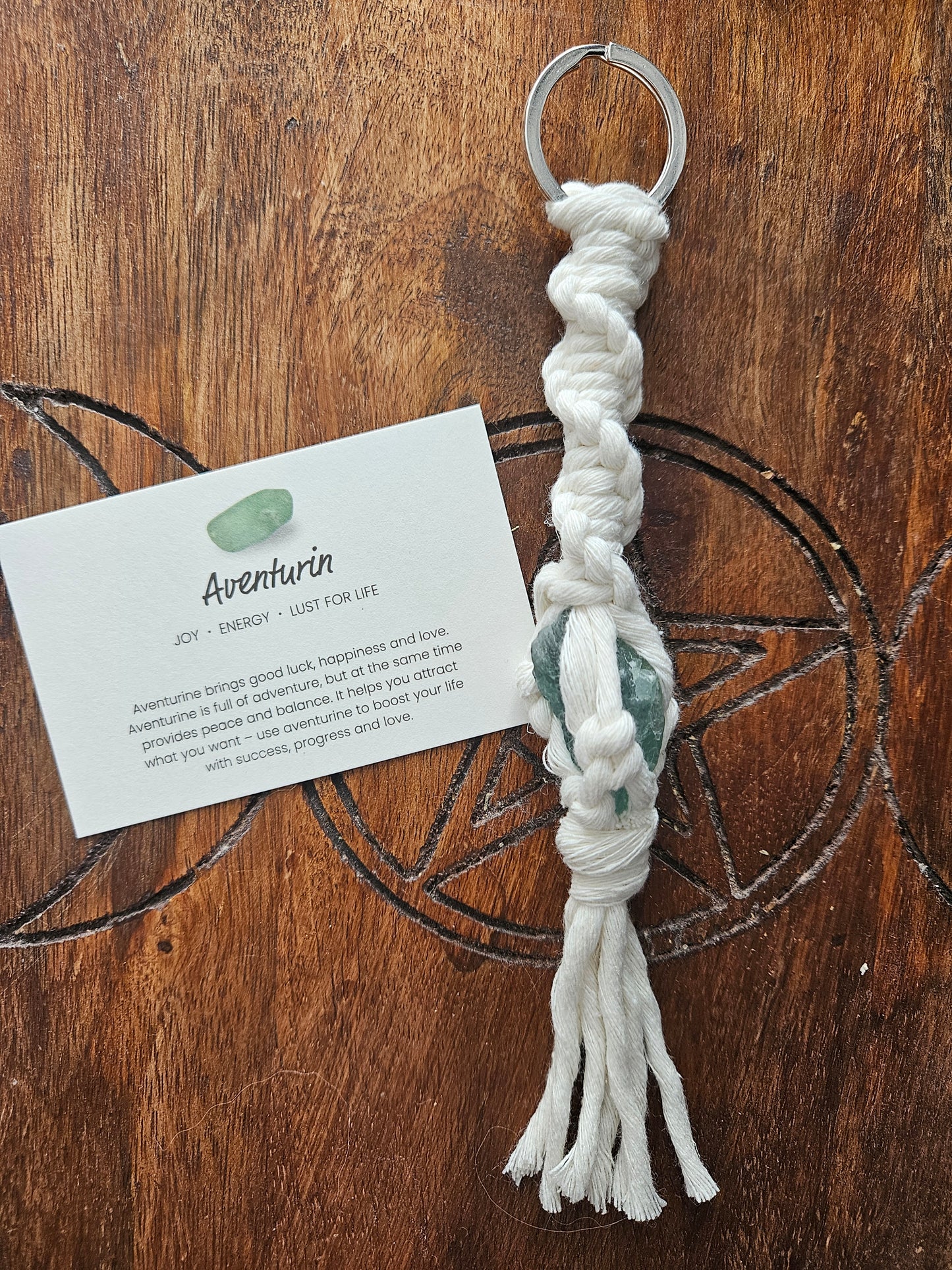 Crystal Macrame Crystal Hanger