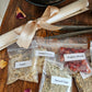 Cauldron and resin bundle
