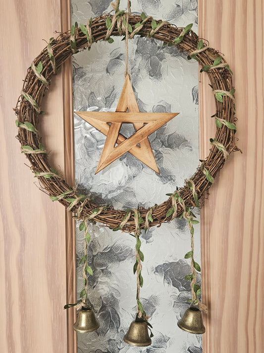 Pentagram Witch's Wreath