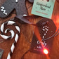Spooky Decorations - Candy Canes and Gingerbread Man