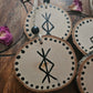 Hanging Wooden Protection Bind Rune
