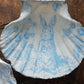 Large Scallop Shells with Decoupage Design - Rabbit or Floral Butterfly