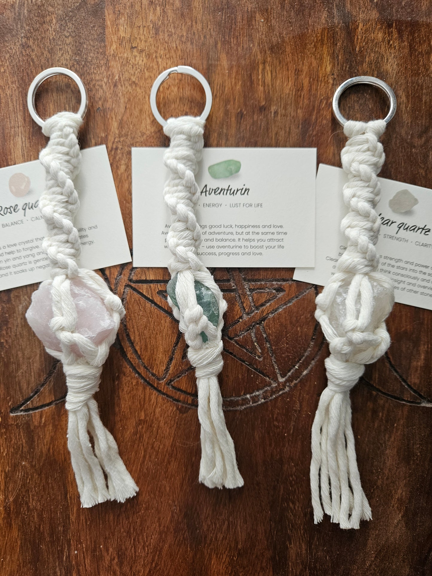 Crystal Macrame Crystal Hanger