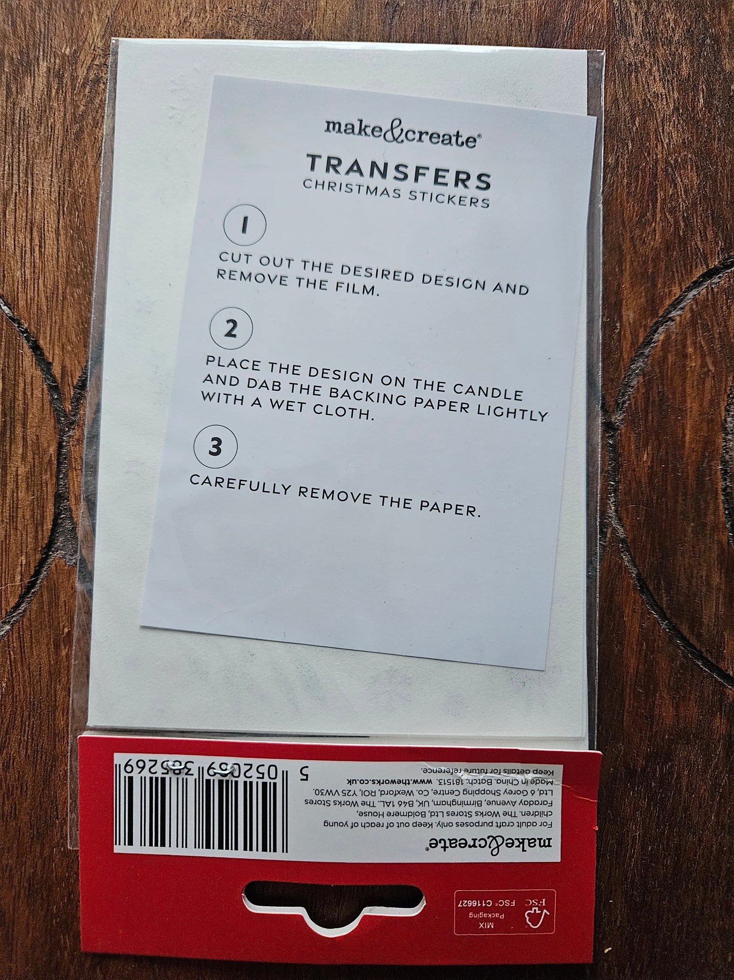 Make & Create Transfers - Christmas Stickers