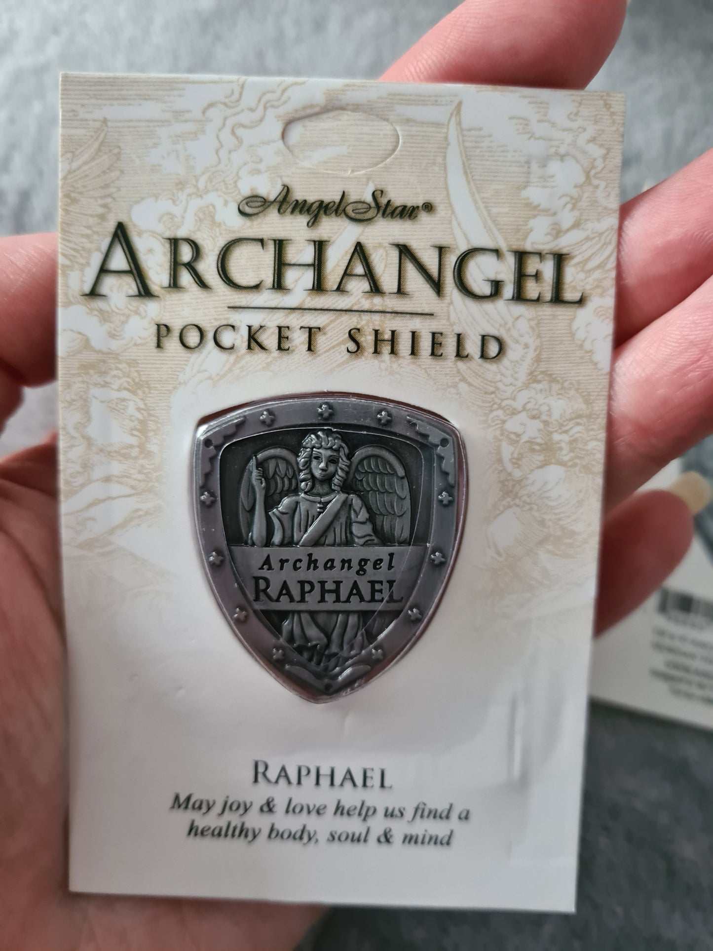 Archangel Michael or Raphael or Gabriel Pocket Shield ~ Protection ~ Health