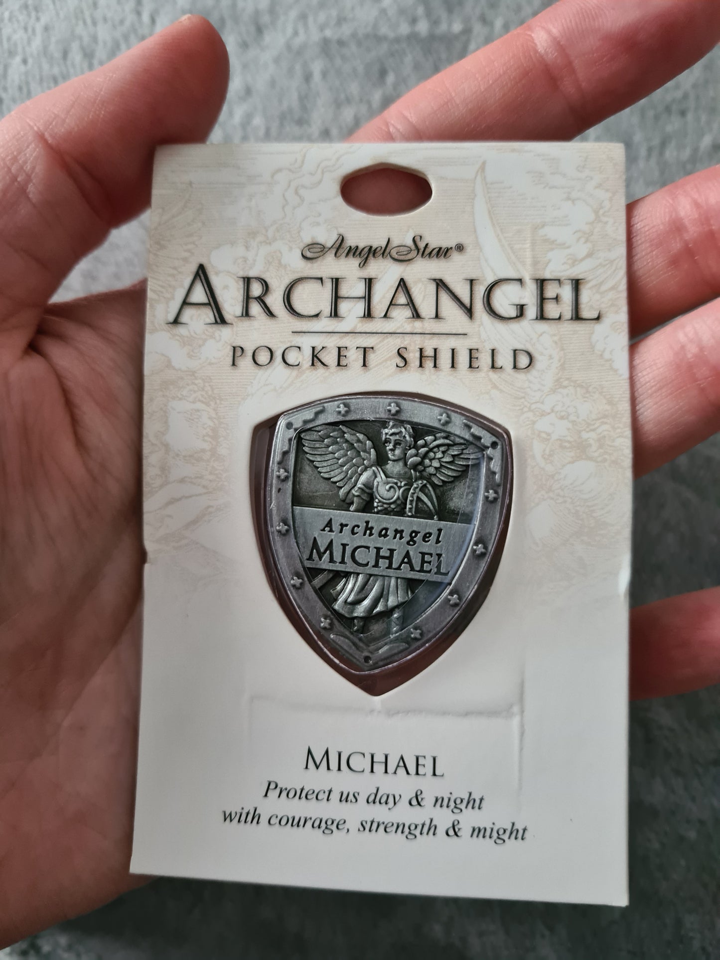 Archangel Michael or Raphael or Gabriel Pocket Shield ~ Protection ~ Health