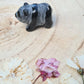 Rose Quartz Pig or Black Obsidian Panda