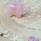 Rose Quartz Pig or Black Obsidian Panda