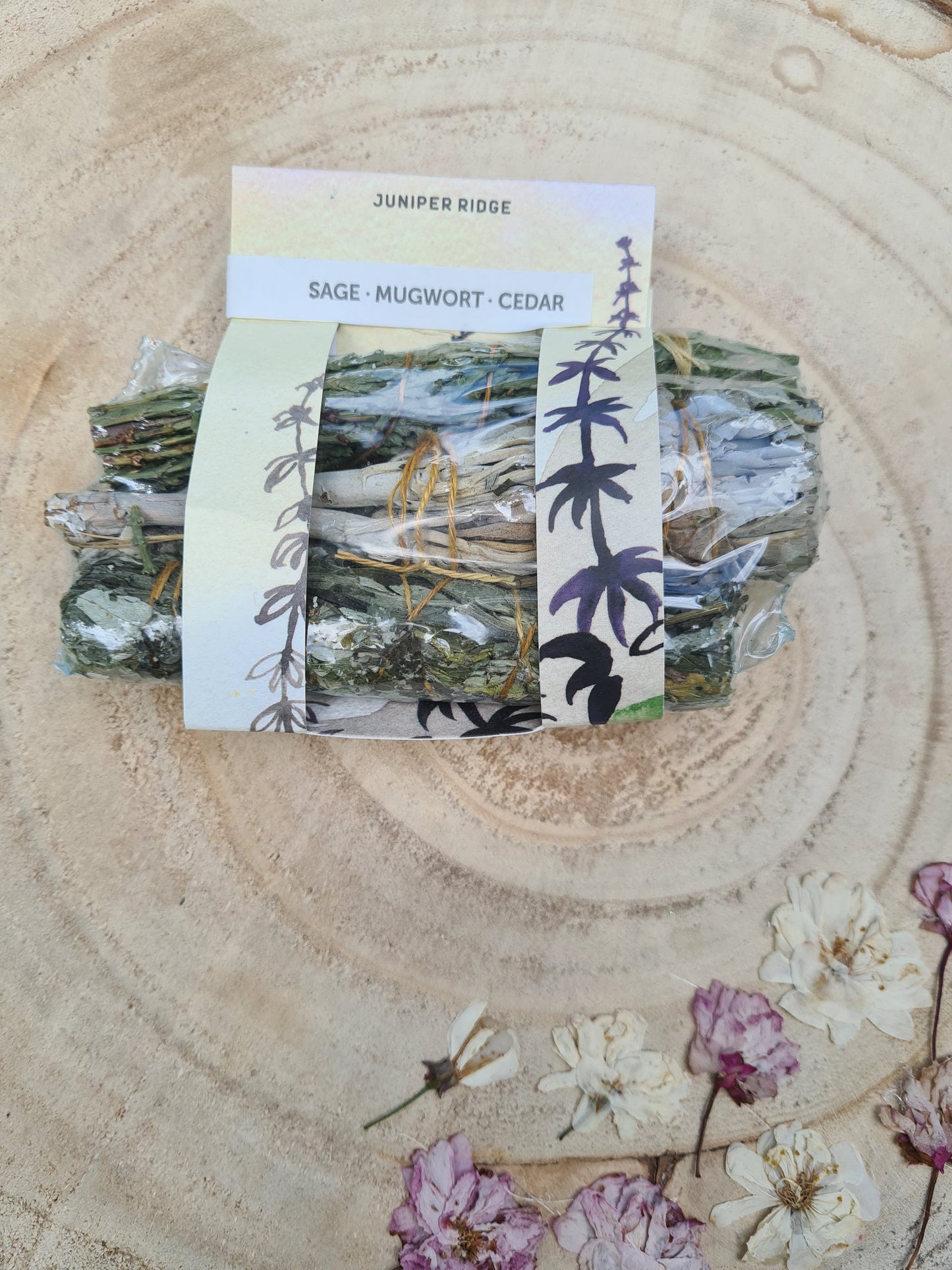 Mini Smudge Sticks - 3 pack. Sage, Mugwort and Cedar