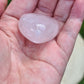 Puffed Heart Rose Quartz