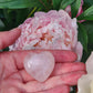 Puffed Heart Rose Quartz