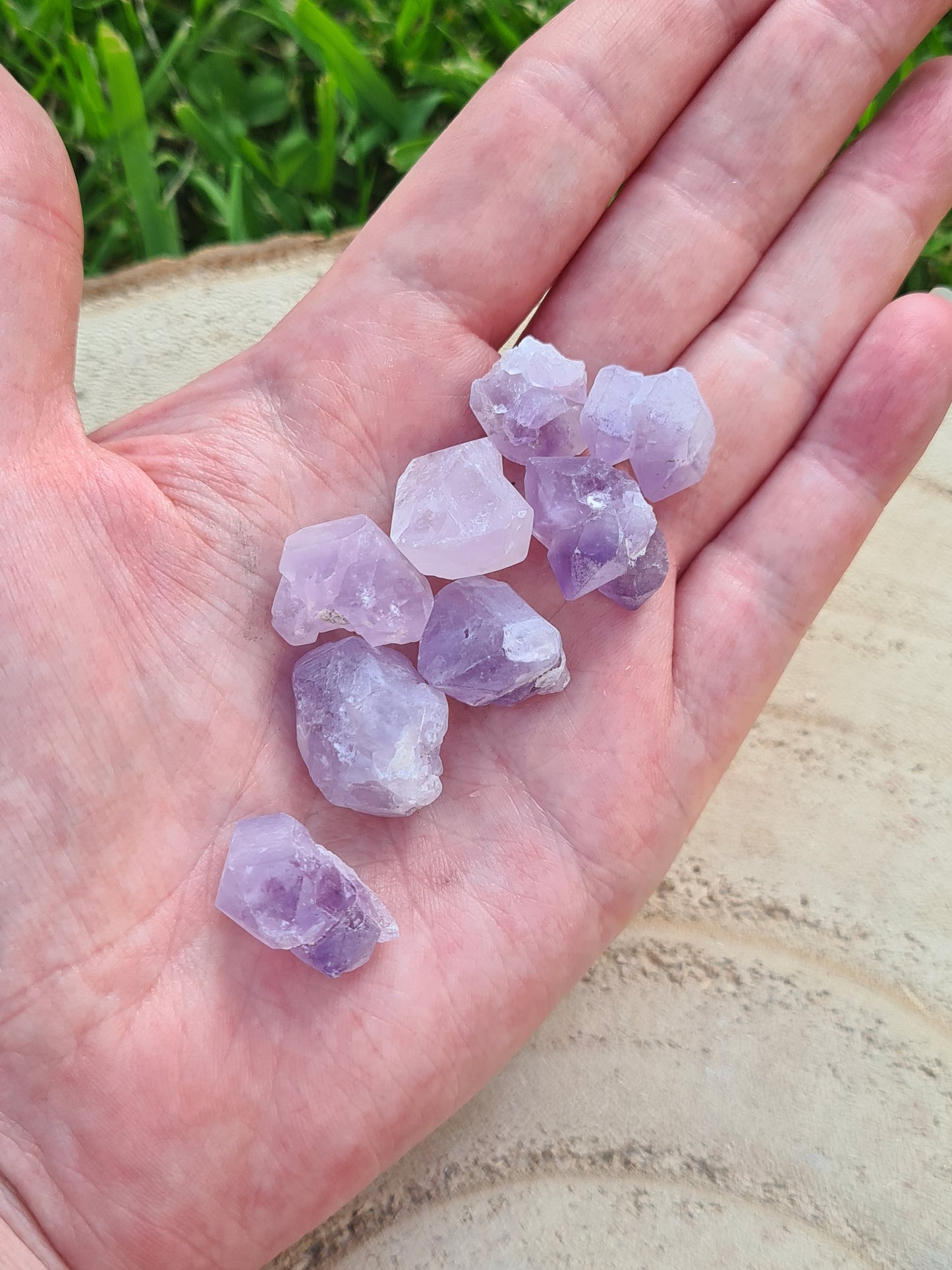 Mini Raw Elestial Amethyst