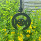 Black wooden Hanging Triple Moon