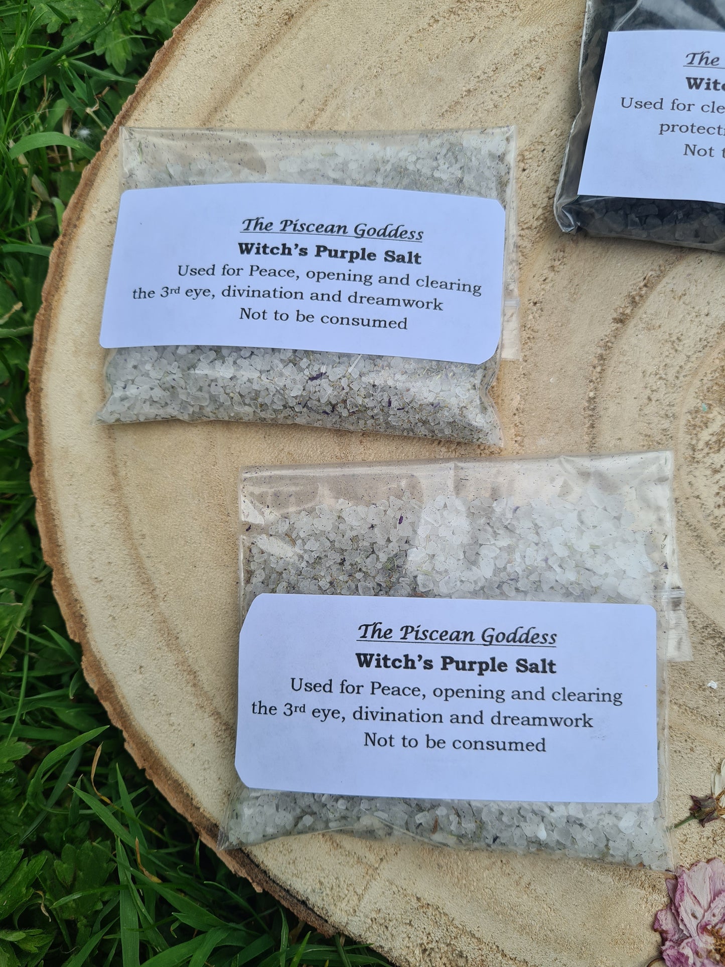 Witches Salts  - Green Salt - Black Salt - Purple Salt - Pink Salt