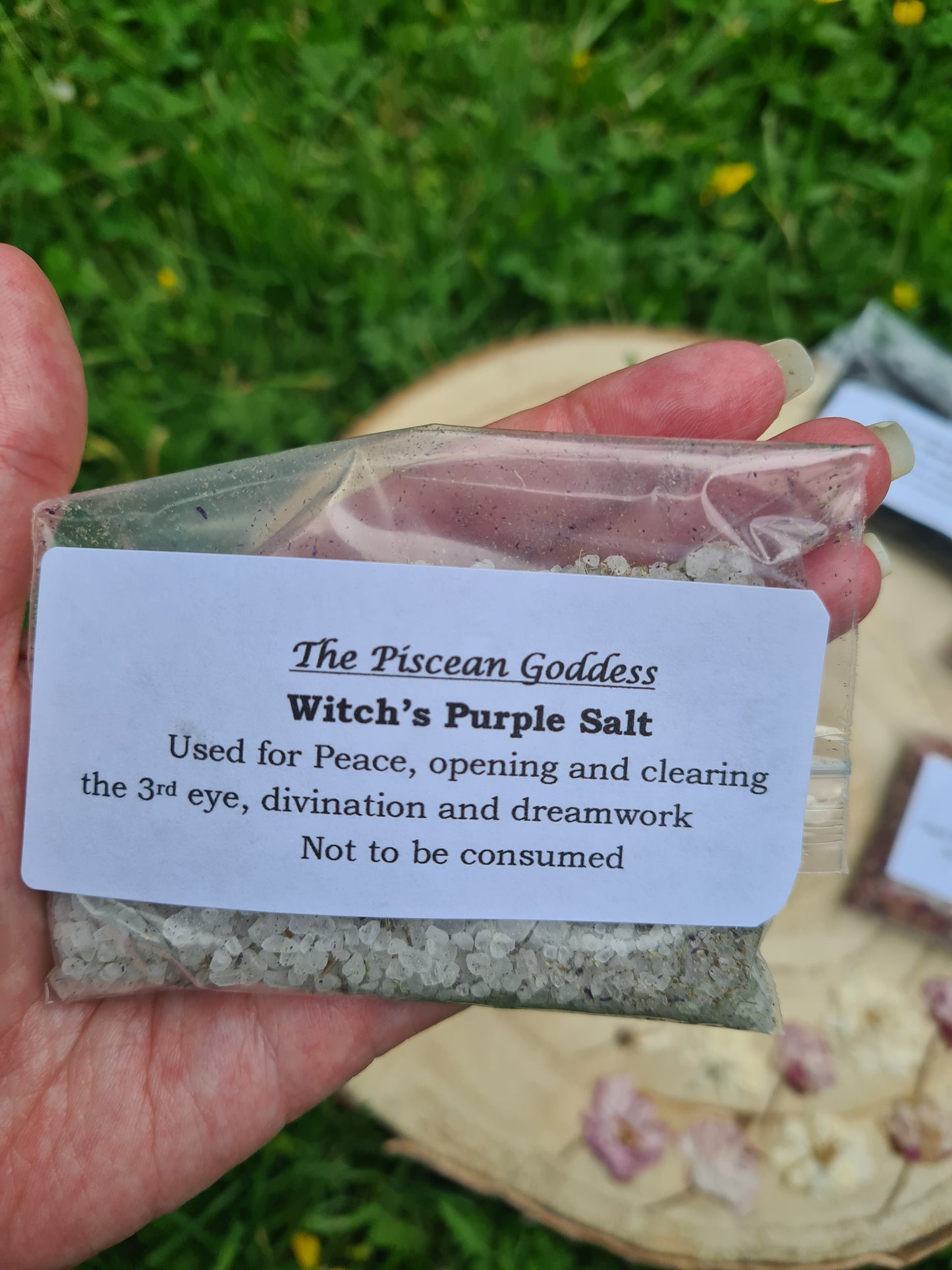 Witches Salts  - Green Salt - Black Salt - Purple Salt - Pink Salt