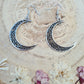 Filigree Moon Earrings