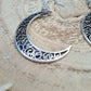 Filigree Moon Earrings