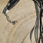 Bird Skull Necklace with lava stones