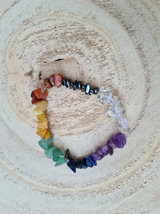 Crystal Chip Chakra Bracelet