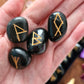 Black Jasper Crystal Runes