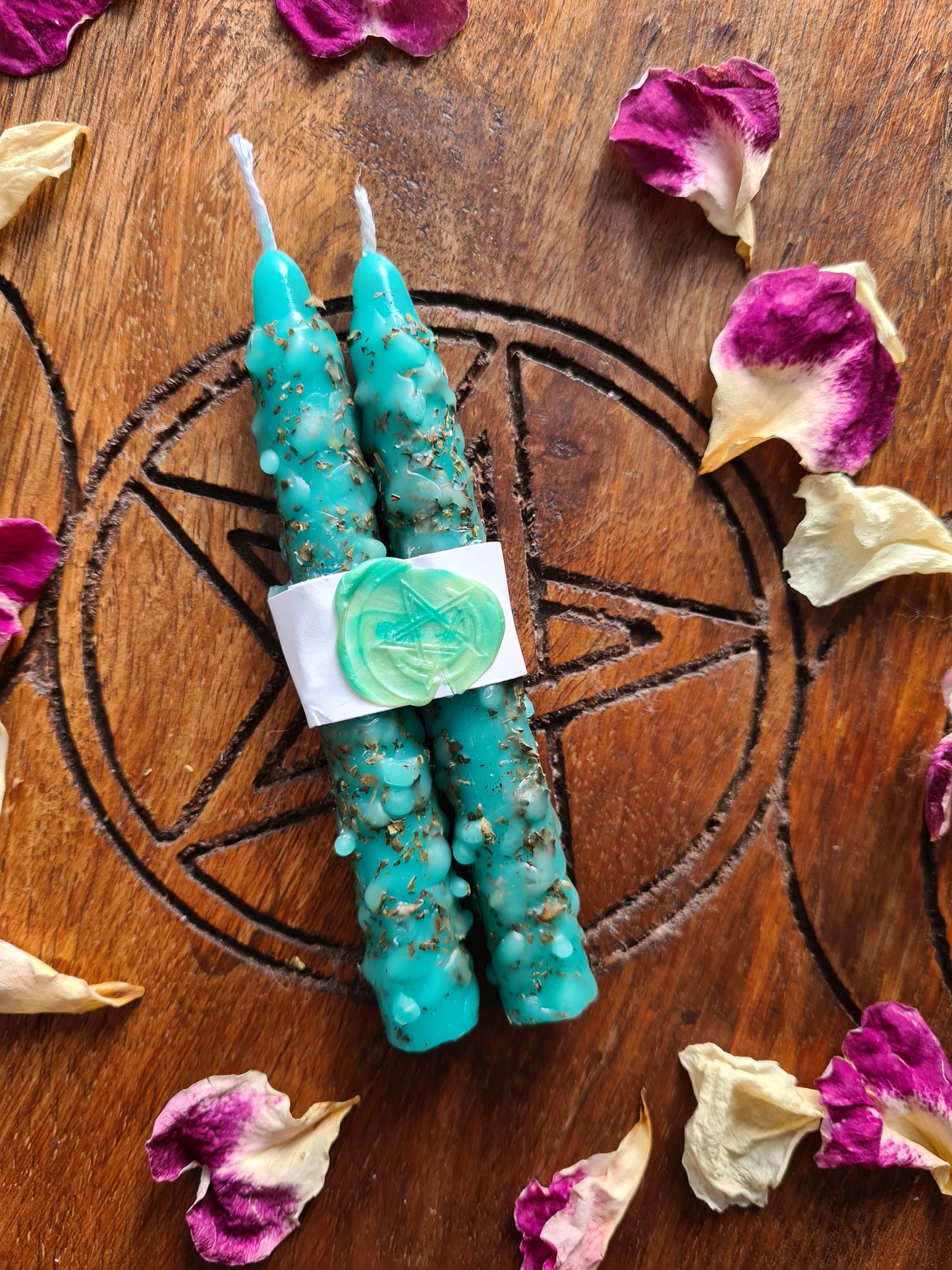 Dressed Spell Candles ~ Good luck ~ Self Love/Romantic Love ~ Anxiety relief -  Ritual and anointed candles