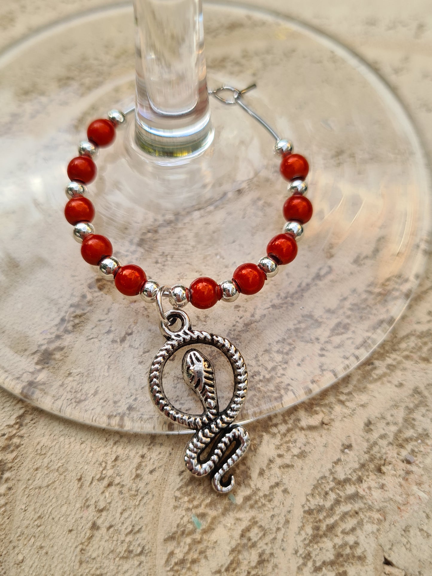 Halloween Wine Charm