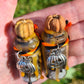 Samhain Protection Jar ~ Pumpkin Charm ~ Putka Pod ~ Halloween