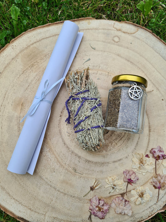 Home cleansing and protection ritual kit