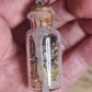 Luxury Anxiety Relief Spell bottle Pendant with Lavender essential oil vial