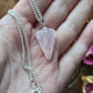 Rose Quartz Pendulum Pendant
