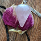 Rose Quartz Pendulum Pendant
